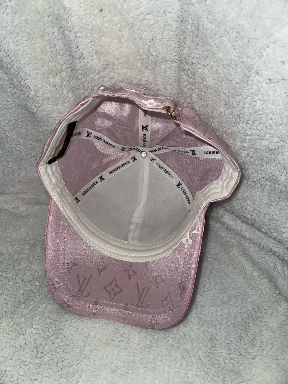 Pink Monogram Cap - Picture 3 of 3